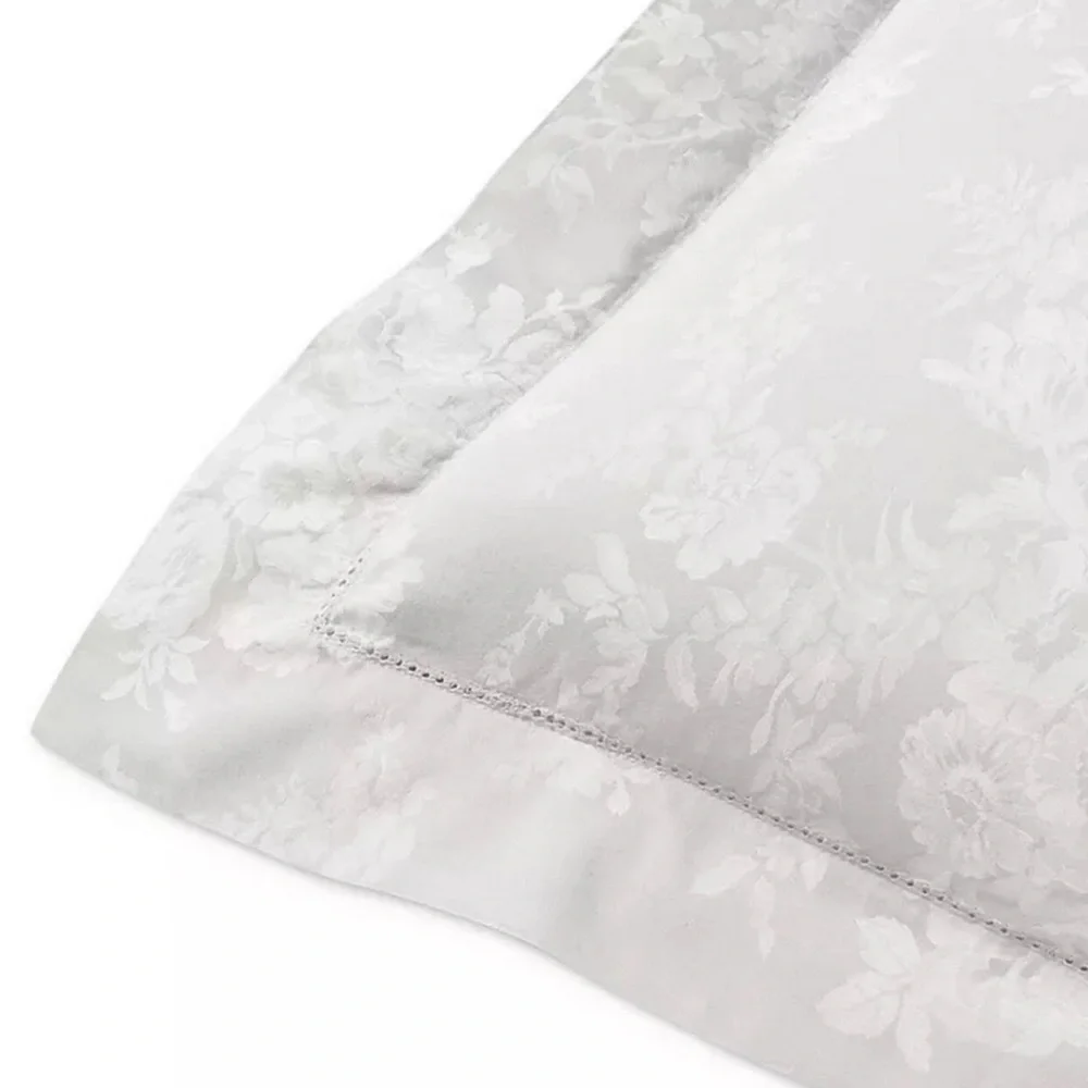 Lauren Ralph Lauren Mya Jacquard Weave Cotton Euro Sham in White, NWT $170